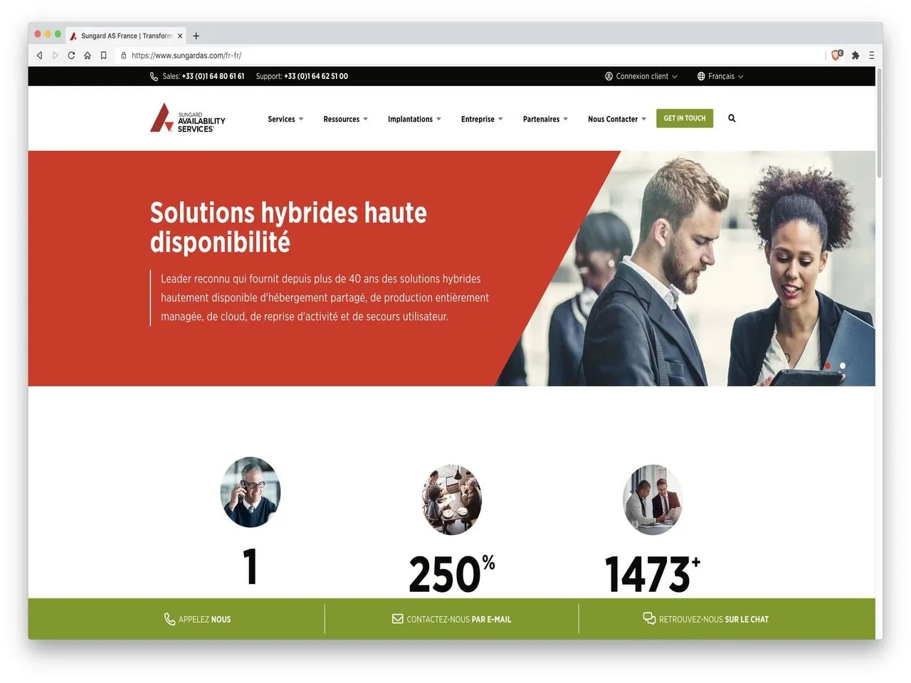 Tarifs SunGard Disaster Recovery Services Avis service IT - infrastructure Informatiques